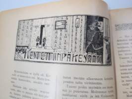 Punanen Viesti (Punainen wiesti) 1916 - Sosialidemokraattinen kevätjulkaisu, propagandistinen, osin tosipohjaista tekstiä, osin kaunokirjallista, kuvitusta