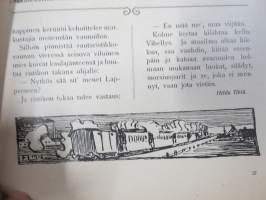 Punanen Viesti (Punainen wiesti) 1916 - Sosialidemokraattinen kevätjulkaisu, propagandistinen, osin tosipohjaista tekstiä, osin kaunokirjallista, kuvitusta