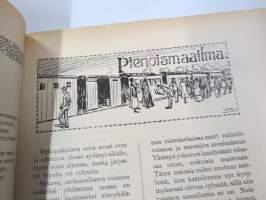 Punanen Viesti (Punainen wiesti) 1916 - Sosialidemokraattinen kevätjulkaisu, propagandistinen, osin tosipohjaista tekstiä, osin kaunokirjallista, kuvitusta