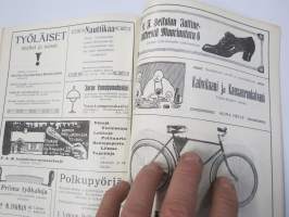 Punanen Viesti (Punainen wiesti) 1916 - Sosialidemokraattinen kevätjulkaisu, propagandistinen, osin tosipohjaista tekstiä, osin kaunokirjallista, kuvitusta