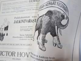 Punanen Viesti (Punainen wiesti) 1916 - Sosialidemokraattinen kevätjulkaisu, propagandistinen, osin tosipohjaista tekstiä, osin kaunokirjallista, kuvitusta