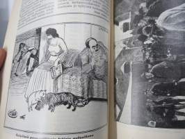 Punanen Viesti (Punainen wiesti) 1910 - Sosialidemokraattinen kevätjulkaisu, propagandistinen, osin tosipohjaista tekstiä, osin kaunokirjallista, kuvitusta