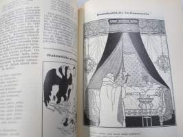 Punanen Viesti (Punainen wiesti) 1910 - Sosialidemokraattinen kevätjulkaisu, propagandistinen, osin tosipohjaista tekstiä, osin kaunokirjallista, kuvitusta
