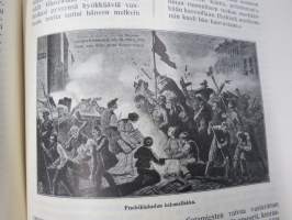 Punanen Viesti (Punainen wiesti) 1913 - Sosialidemokraattinen kevätjulkaisu, propagandistinen, osin tosipohjaista tekstiä, osin kaunokirjallista, kuvitusta