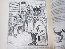 Punanen Viesti (Punainen wiesti) 1913 - Sosialidemokraattinen kevätjulkaisu, propagandistinen, osin tosipohjaista tekstiä, osin kaunokirjallista, kuvitusta