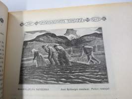Punanen Viesti (Punainen wiesti) 1917 - Sosialidemokraattinen kevätjulkaisu, propagandistinen, osin tosipohjaista tekstiä, osin kaunokirjallista, kuvitusta