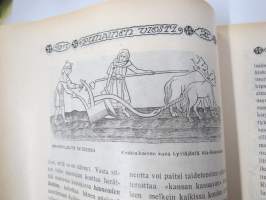 Punanen Viesti (Punainen wiesti) 1917 - Sosialidemokraattinen kevätjulkaisu, propagandistinen, osin tosipohjaista tekstiä, osin kaunokirjallista, kuvitusta
