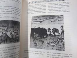 Punanen Viesti (Punainen wiesti) 1917 - Sosialidemokraattinen kevätjulkaisu, propagandistinen, osin tosipohjaista tekstiä, osin kaunokirjallista, kuvitusta