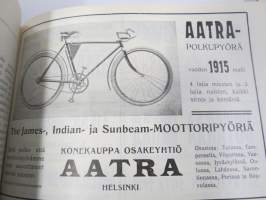 Punanen Viesti (Punainen wiesti) 1915 - Sosialidemokraattinen kevätjulkaisu, propagandistinen, osin tosipohjaista tekstiä, osin kaunokirjallista, kuvitusta