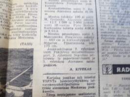 Neuvosto-Karjala, 16.7.1975 (ilmestynyt Petroskoissa); Sojuz-Apollo avaruuskokeilu, Sosialistisen työrytmin menestyksellinen täyttäminen, Aunuksen konemiehet...