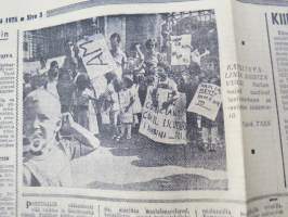 Neuvosto-Karjala, 3.10.1975 (ilmestynyt Petroskoissa); Pääjärvi - ystävyyden rakennustyömaa, Ansiomerkki &quot;Työuljuudesta&quot;, Sulo Jjuntunen - omaperäinen maisemamaalari