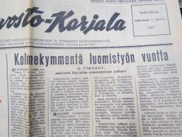 Neuvosto-Karjala, 7.5.1975 (ilmestynyt Petroskoissa); Eläköön voiton 30-vuotispäivä, Kusti Ylen - Rohkea tiedustelija Herman Vallen sodassa, Sankaritytön kotimuseo