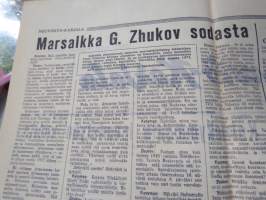 Neuvosto-Karjala, 7.5.1975 (ilmestynyt Petroskoissa); Eläköön voiton 30-vuotispäivä, Kusti Ylen - Rohkea tiedustelija Herman Vallen sodassa, Sankaritytön kotimuseo