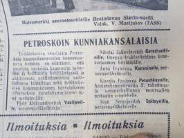 Neuvosto-Karjala, 7.5.1975 (ilmestynyt Petroskoissa); Eläköön voiton 30-vuotispäivä, Kusti Ylen - Rohkea tiedustelija Herman Vallen sodassa, Sankaritytön kotimuseo