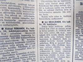 Neuvosto-Karjala, 7.5.1975 (ilmestynyt Petroskoissa); Eläköön voiton 30-vuotispäivä, Kusti Ylen - Rohkea tiedustelija Herman Vallen sodassa, Sankaritytön kotimuseo