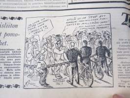 Ajan Suunta 1933 nr 142, ilmestynyt 23.6.1933, sis. mm.; Ketunraudat loksahtivatr Saksassa, He tulevat -laulu sanat Reino Hirviseppä, Vaaliehdokkaita, ym.