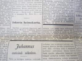 Ajan Suunta 1933 nr 142, ilmestynyt 23.6.1933, sis. mm.; Ketunraudat loksahtivatr Saksassa, He tulevat -laulu sanat Reino Hirviseppä, Vaaliehdokkaita, ym.