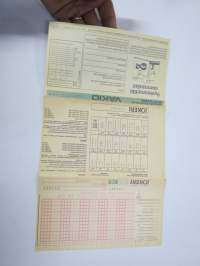 Veikkauskuponki - Vakioveikkaus - Stryktips 7-8.3.1981, nr 751297