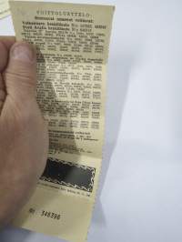 2 Volkswagen - 1 Ford Anglia / Salama-arpa / Maalaisliitto ry arpalipuke