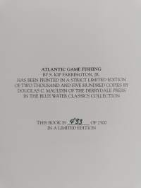 Atlantic Game Fishing (numeroitu)