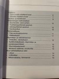 Volvo B10L -kuljettajan käsikirja, käyttöohjekirja