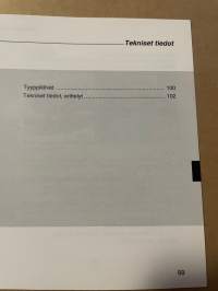 Volvo B10L -kuljettajan käsikirja, käyttöohjekirja