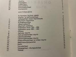 Sisu BT-69 BVT -kuljettajan käyttöohjekirja