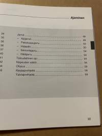 Volvo B10B -kuljettajan käsikirja, käyttöohjekirja