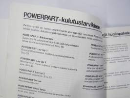 Perkins 4.236 Sarja, T4.236, 4.248, 4.2482 Käyttöohjekirja / huolto-ohjekirja + varaosaluettelo