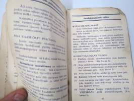 Perkins Dieselmoottorin käyttäjän käsikirja / käyttöohjekirja P-Sarjat