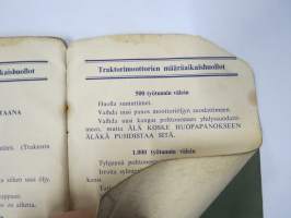 Perkins Dieselmoottorin käyttäjän käsikirja / käyttöohjekirja P-Sarjat