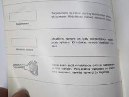 Opel Rekord -käyttöohjekirja