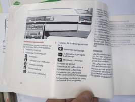 Mercedes-Benz 200 T / TE / TD, 230 TE, 250 TD, 300 TD, 300 TE / TE-24, 300 TD Turbo, 300 TE 4Matic, 300 TD Turbo 4Matic -käyttöohjekirja, saksankielinen