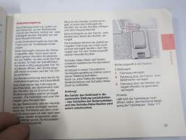 Mercedes-Benz 200 T / TE / TD, 230 TE, 250 TD, 300 TD, 300 TE / TE-24, 300 TD Turbo, 300 TE 4Matic, 300 TD Turbo 4Matic -käyttöohjekirja, saksankielinen