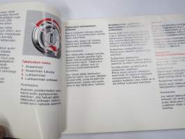 Mercedes-Benz 200 D, 250 D, 300 D, 250 D Turbo, 300 D Turbo, 300 D Turbo 4Matic -käyttöohjekirja