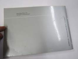 Mercedes-Benz 200 D, 250 D, 300 D, 250 D Turbo, 300 D Turbo, 300 D Turbo 4Matic -käyttöohjekirja