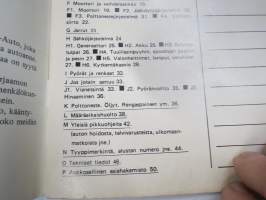 Saab 99 vm. 1973 -käyttöohjekirja