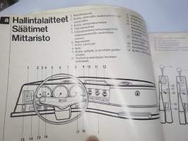 Saab 99 vm. 1973 -käyttöohjekirja