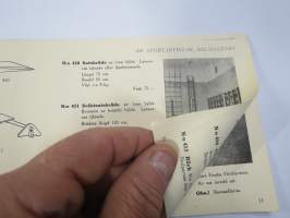 Illustrerad Katalog över Gymnastikredskap nr / 1928 - Ab Sportartiklar (Karhu) -voimistelusalivälineiden kuvitettu tuoteluettelo, ruotsinkielinen