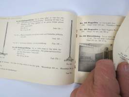 Illustrerad Katalog över Gymnastikredskap nr / 1928 - Ab Sportartiklar (Karhu) -voimistelusalivälineiden kuvitettu tuoteluettelo, ruotsinkielinen