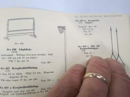 Illustrerad Katalog över Gymnastikredskap nr / 1928 - Ab Sportartiklar (Karhu) -voimistelusalivälineiden kuvitettu tuoteluettelo, ruotsinkielinen