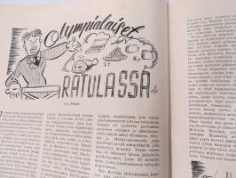 TUL Jouluna 1945 -joululehti, kansikuva Tapio Rautavaara