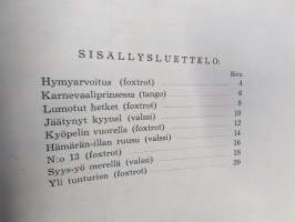 Viimeisiä levysäveleitä nro 13 -nuotit