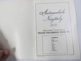 Automobiili Näyttely 1979, SA-HK, Pohjois-Pohjanmaan kerho, Suomussalmi