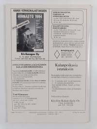 Verkon pauloitus, paikkaus ja verkkokalastus