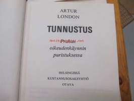 Tunnustus. Prahan oikeudenkäynnin puristuksessa