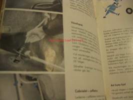Volkswagen Limousine och Cabriolet - Instruktionsbok  1956