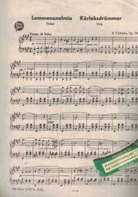 Lemmenunelmia = Kärleksdrömmer, valssi