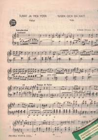 Tuhat ja yksi yötä = Tusen och en natt, valssi