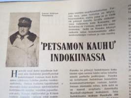 Suomen Kuvalehti 1951 nr 5, ilmestynyt 3.2.1951, sis. mm. seur. artikkelit / kuvat / mainokset; Mannerheim kuollut, kansikuva Mannerheim ratsailla 8 sivua kuvia